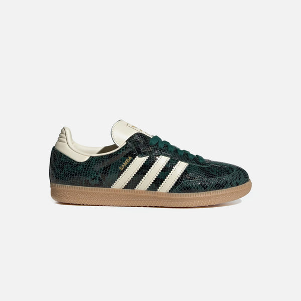 ♡SAMBAE adidas JR8848 Samba OG Snakeskin Womens Lifestyle Shoe - Cream