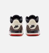 Air Jordan 3 Retro Sail and University Red Infant Toddler Lifestyle Shoe - Sail/Black/University Red/Pale Ivory Free Shipping