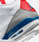 Son of Mars Low Mens Lifestyle Shoe - White/Varsity Red/Light Smoke Grey/True Blue