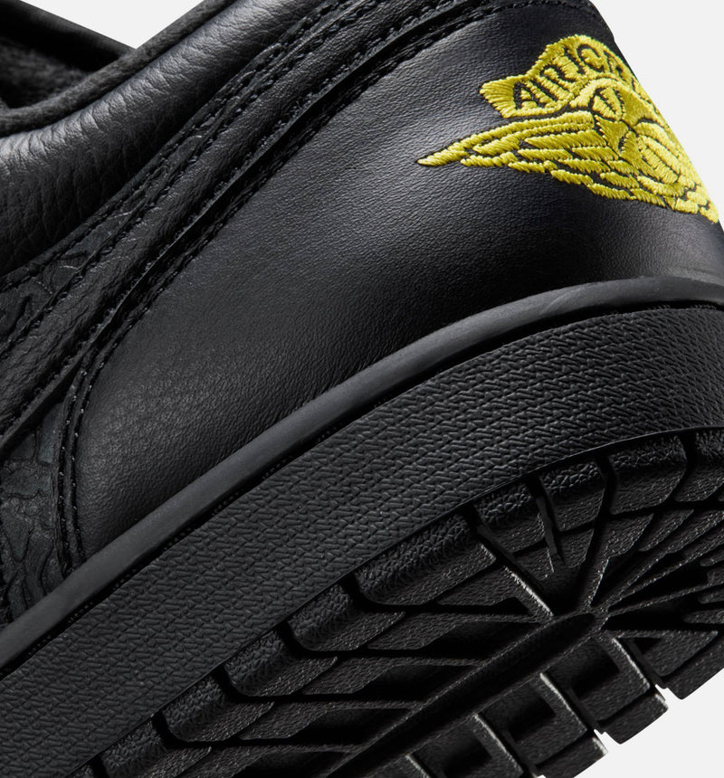 Air Jordan 1 Low SE Mens Lifestyle Shoe - Black/Anthracite/Tour Yellow