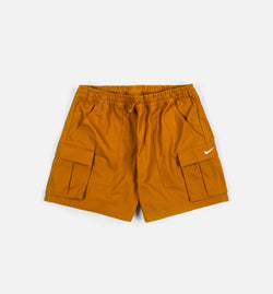 NIKE HV2618-754
 Mid Rise Loose 5" Cargo Womens Shorts - Desert Ochre/Sail Image 0