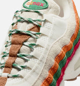 Air Max 95 Big Bubble 7 Eleven Mens Lifestyle Shoe - Sail/Metallic Silver/Total Orange/Sport Green/Gym Red/Light British Tan