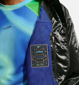Project F.R.O.G Woven Flow Track Mens Jacket -  Black/Old Royal/Old Royal/Illusion Green