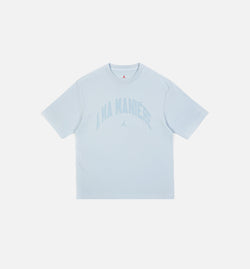 JORDAN HF0538-440
 Air Jordan x A Ma Maniere Graphic Mens Short Sleeve Shirt - Blue Image 0