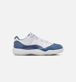 JORDAN FV5104-104
 Air Jordan 11 Retro Low Diffused Blue Mens Lifestyle Shoe - White/Midnight Navy/Diffused Blue Image 0