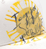 Transparency Cap Mens Hat - White/Yellow