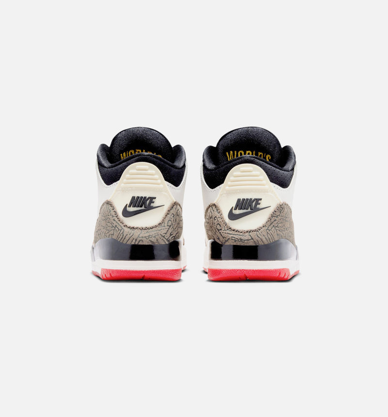 Jordan DM0966-103 Air Jordan 3 Retro Sail and University Red