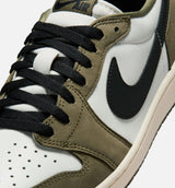 Air Jordan 1 Low OG Medium Olive And Summit White Mens Lifestyle Shoe - Medium Olive/Black/Summit White/Sail