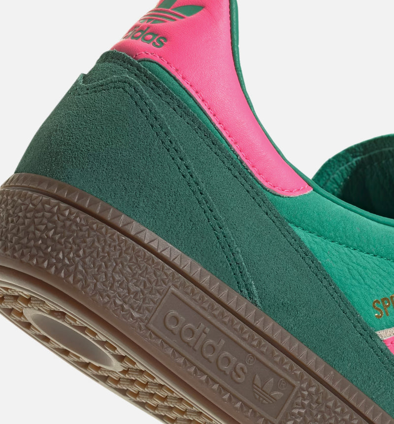 Handball Spezial Womens Lifestyle Shoe - Court Green/Lucid Pink/Off White