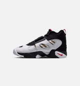Air Diamond Turf II Mens Lifestyle Shoe - Black/White/Fire Red/Metallic Gold