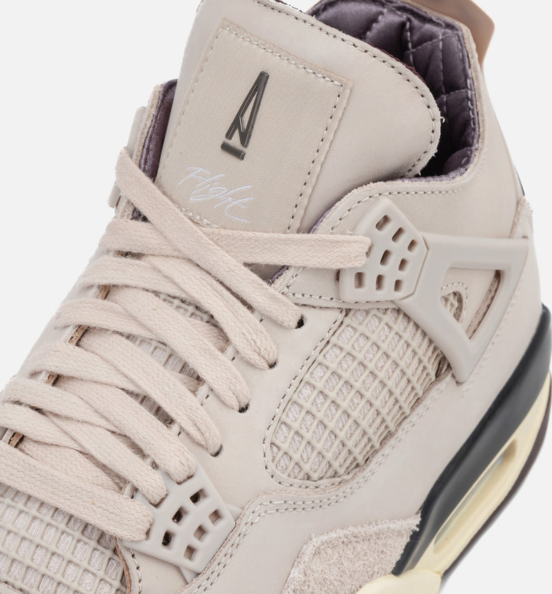 Air Jordan 4 Retro x A Ma Maniere While You Were Sleeping Womens Lifestyle Shoe - Fossil Stone/Metallic Pewter/Burgundy Crush Limit One Per Customer