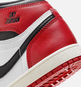 Air Jordan 1 Retro High OG Black Toe Preschool Lifestyle Shoe - White/Black/Varsity Red/Sail