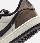 Air Jordan 1 Retro Low Mocha Preschool Lifestyle Shoe - Sail/Dark Mocha/Black