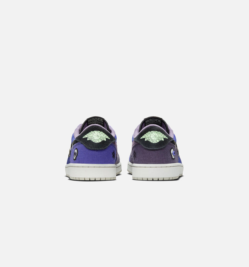 Air Jordan 1 Low OG Regency Purple and Dark Raisin Mens Lifestyle Shoe - Regency Purple/Vapor Green/Black/Dark Raisin/Daybreak/Light Silver