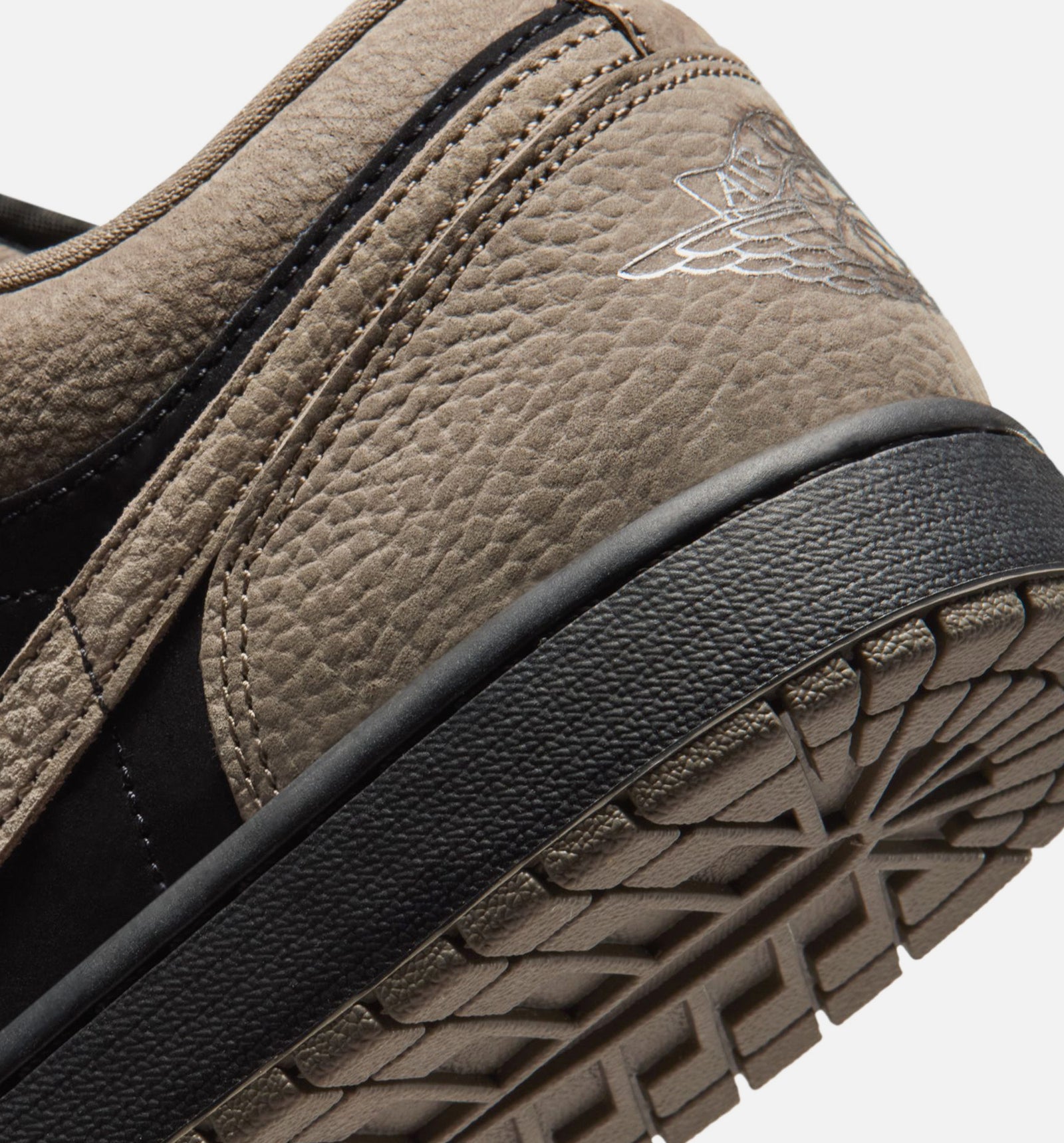Nike Air Jordan 1 Low  Shoes Black Olive Gray Mango IB7109-005 Men\'s Size 8 Nike Air Jordan 1 Low Shoes Black Olive Gray Mango IB7109  main image 2