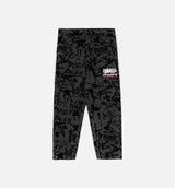 Lost Management Cities All Over Print Mens Pant - Black/Grey