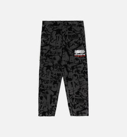 PUMA 62656770
 Lost Management Cities All Over Print Mens Pant - Black/Grey Image 0