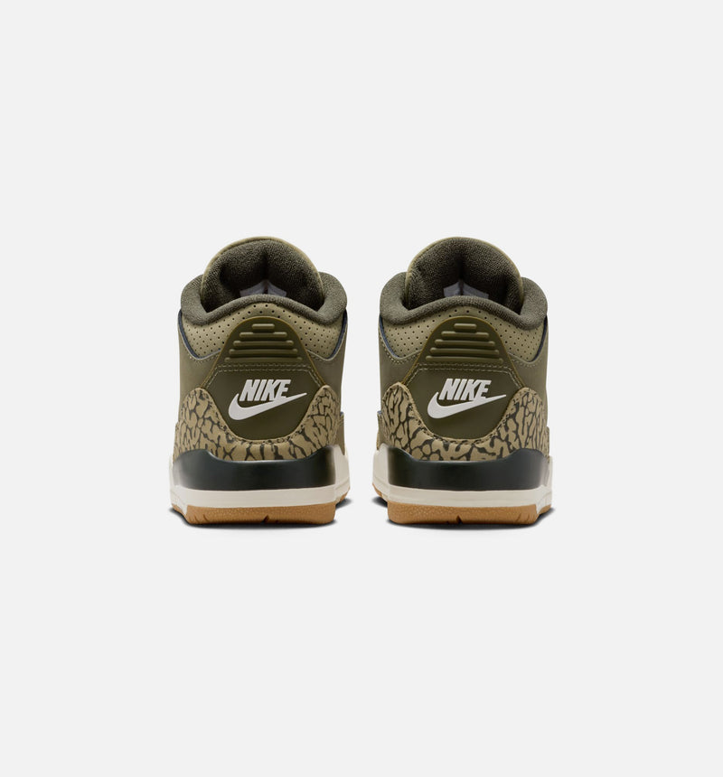 Air Jordan 3 Retro Medium Olive Preschool Lifestyle Shoe - Medium Olive/Sequoia/Neutral Olive/Sail Free Shipping