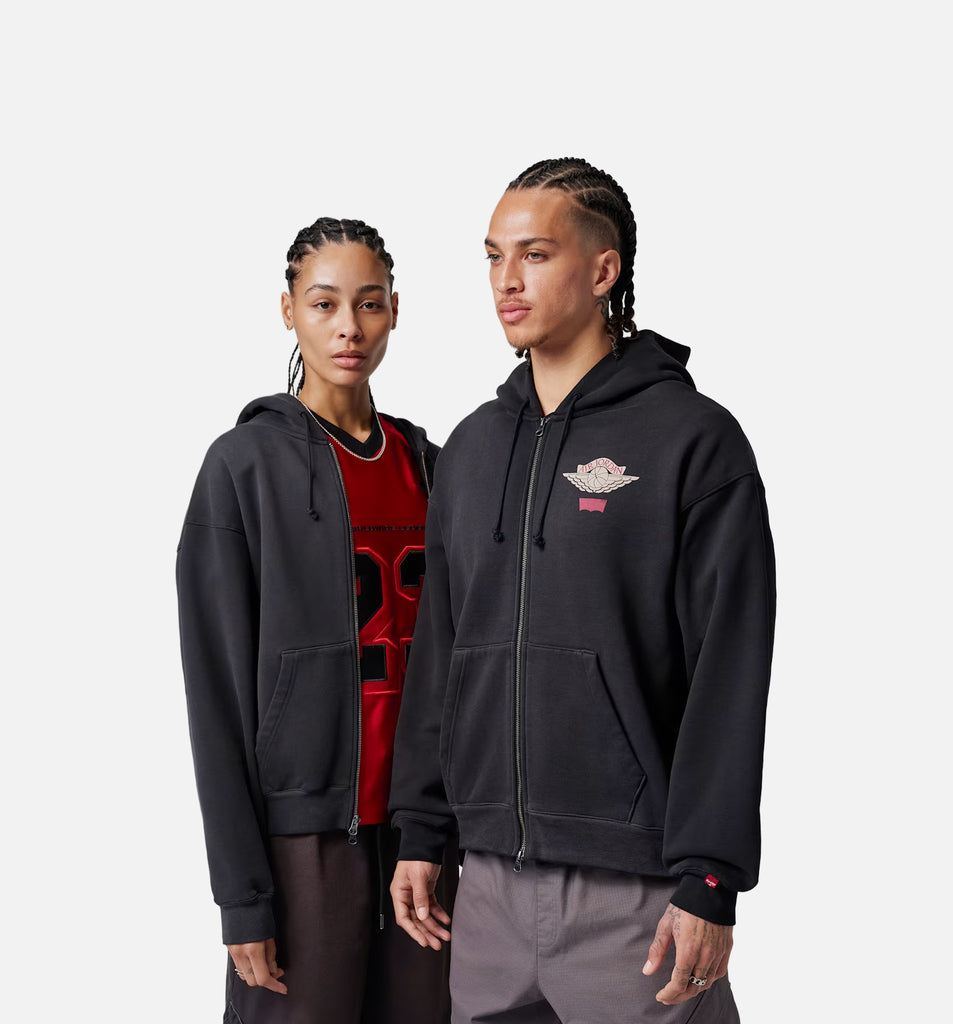 Jordan IM6734-010 Air Jordan x Levi's Full Zip Fleece Mens Jacket