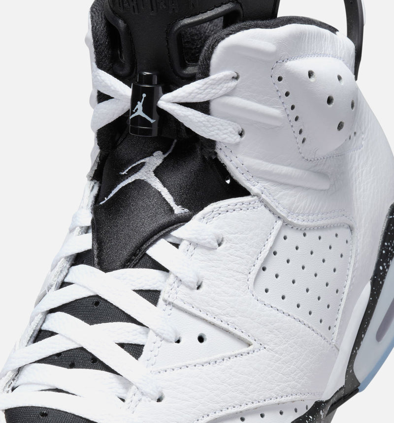 Air Jordan 6 Retro White & Black Mens Lifestyle Shoe - White/Black