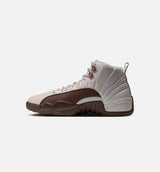 Air Jordan 12 Retro Fireside Mens Lifestyle Shoe - Light Orewood Brown/Cacao Wow