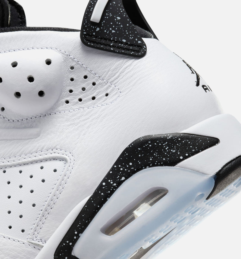 Air Jordan 6 Retro White & Black Mens Lifestyle Shoe - White/Black