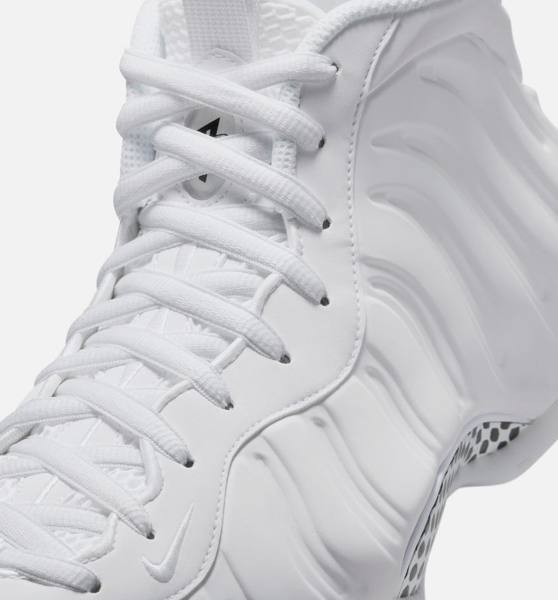 Air Foamposite One Mens Lifestyle Shoe - White/White/White Free Shipping