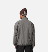 Brooklyn Hike Mike Reflective Draft Zip Up Mens Jacket - Silver