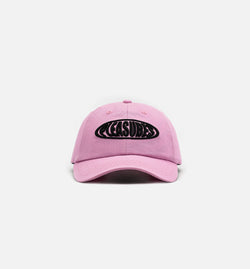 PLEASURES P25SU065-PINK
 Bubble Logo Cap Mens Hat - Pink/Black Image 0