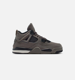 JORDAN IB4388-200
 Air Jordan 4 Retro Cave Stone And Black Preschool Lifestyle Shoe - Cave Stone/Black/Moon Particle Image 0