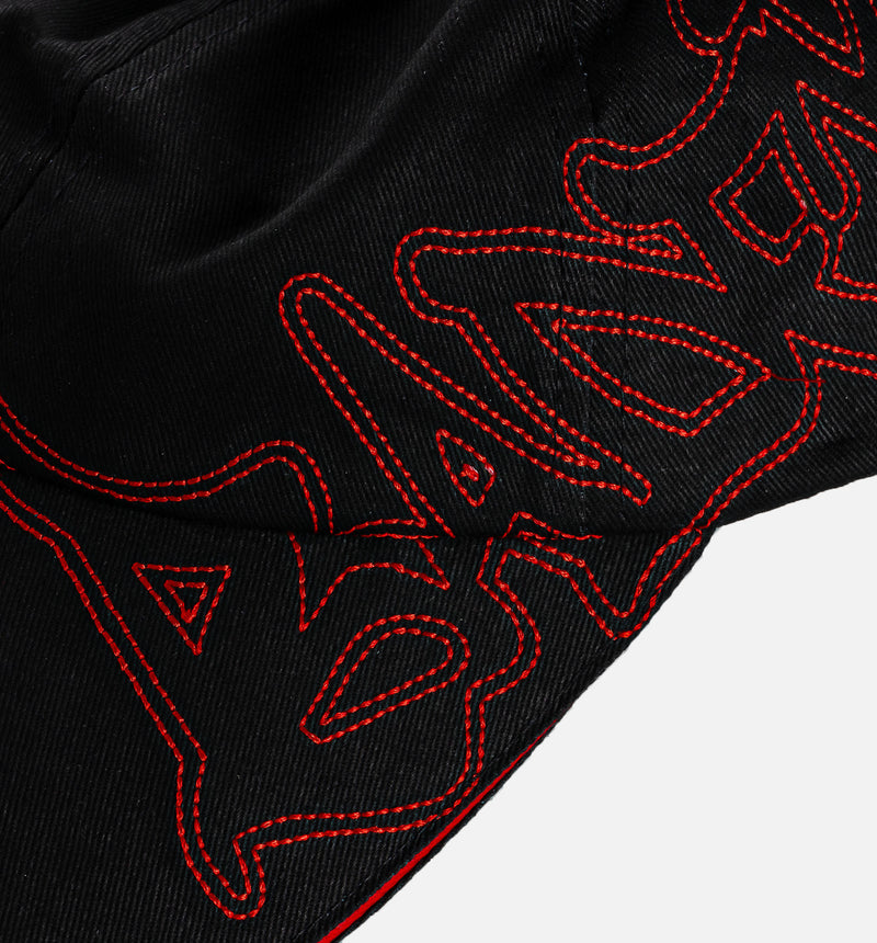 Graffiti Mens Hat - Black/Red