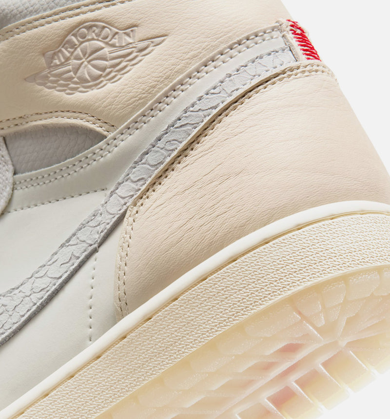 Air Jordan 1 Retro Sail High OG Mens Lifestyle Shoe - Sail/University Red/Pale Ivory/Coconut Milk/Phantom