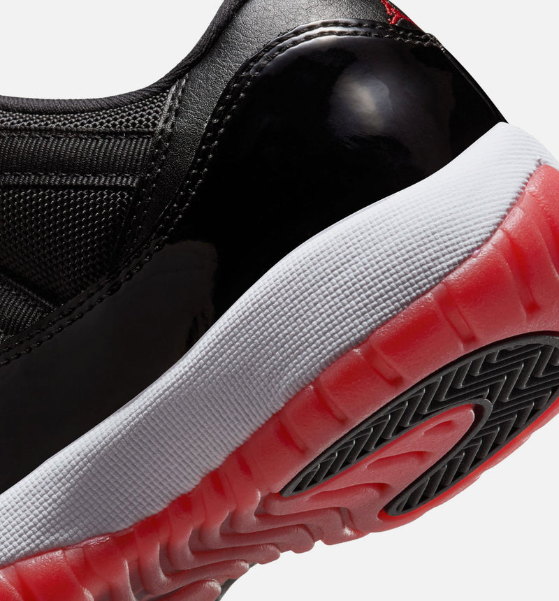 Air Jordan 11 Retro Bred Grade School Lifestyle Shoe - Black/Varsity Red/White Free Shipping