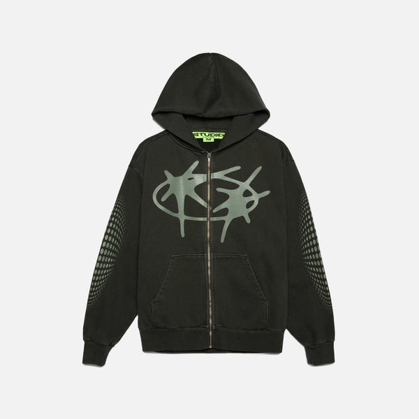 Supervision 192SP269000ST-BLK Studio Star Zip Up Mens Hoodie