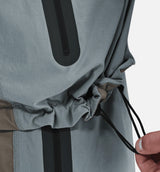 Tech Dri Fit Woven Color Block Windrunner Loose Mens Jacket - Cave Stone/Cool Grey/Black