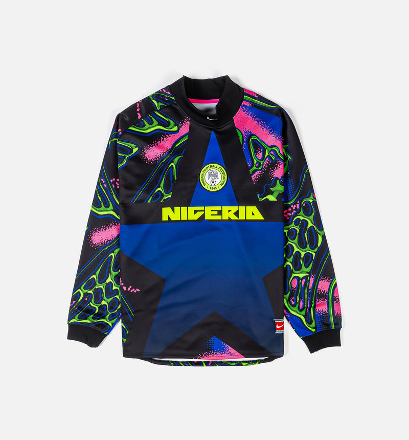 Nike IO0782-010 Nigeria Hollywood Keeper Long Sleeve Mens Jersey