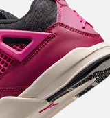 Jordan 4 Retro She's A Star Preschool Lifestyle Shoe - Sweet Beet/Off Noir/Chalk/Desert Pink