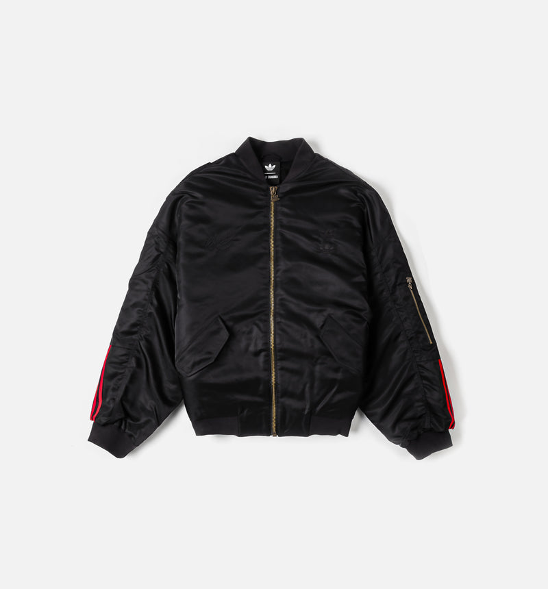 Willy Chavarria x Adidas Zipped Bomber Mens Jacket - Black