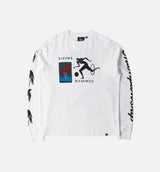 Divine Hammer Mens Long Sleeve Shirt - White