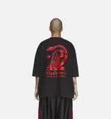 Chavarria Dark Rose Mens Short Sleeve Shirt - Black