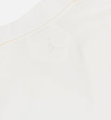 Woven Embroidered Rose Womens Short Sleeve Shirt - Sail