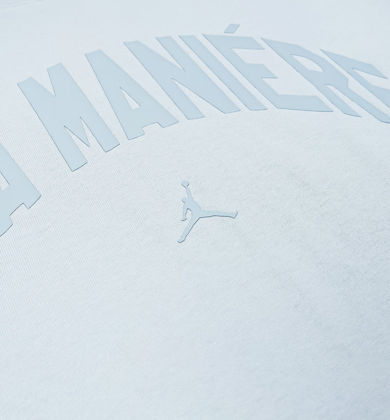 Air Jordan x A Ma Maniere Graphic Mens Short Sleeve Shirt - Blue