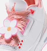 Air Jordan 3 Retro Spring Flowers Grade School Lifestyle Shoe - Pearl Pink/Pink Bloom/Pink Glow/Hyper Orange