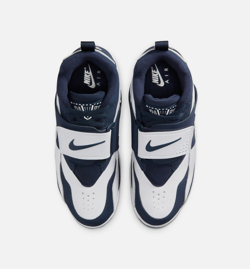 Air Diamond Turf White And Metallic Silver Mens Lifestyle Shoe - White/Fire Red/Black/Metallic Gold