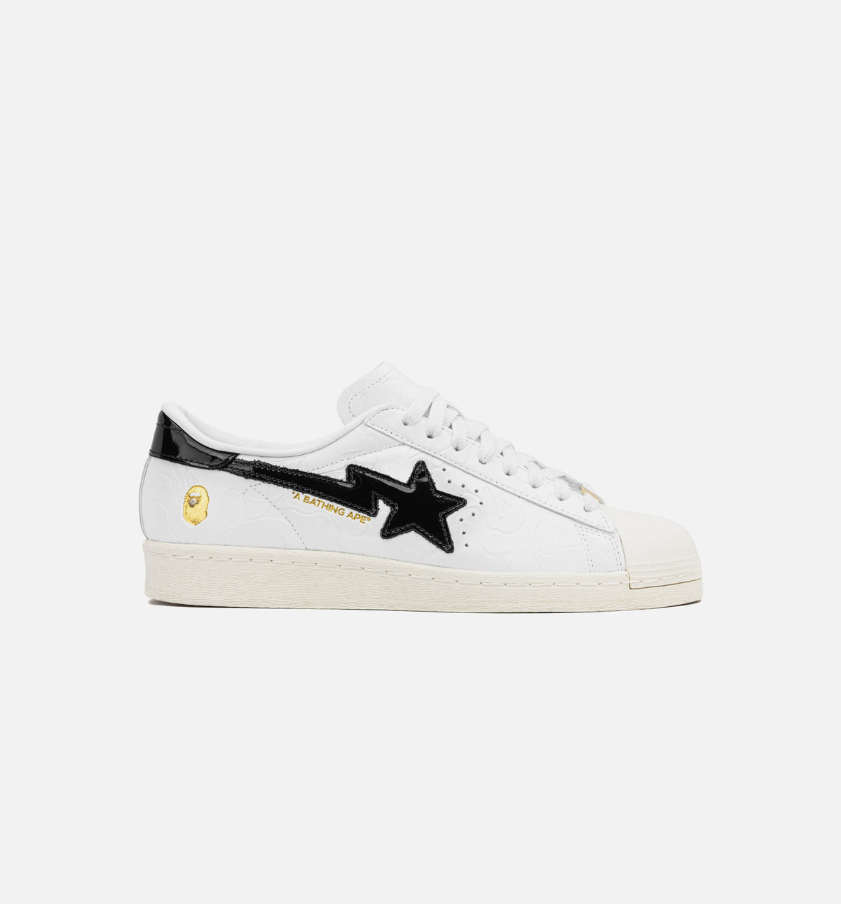 adidas JR2701 Bape x Adidas Superstar Vintage Mens Lifestyle Shoe - White/Black ShopNiceKicks.com adidas JR2701 Bape x Adidas Superstar Vintage Mens Lifestyle Shoe - White/Black ShopNiceKicks.com
