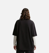 Sportswear Classic Oversized Womens Short Sleeve Shirt - Black
