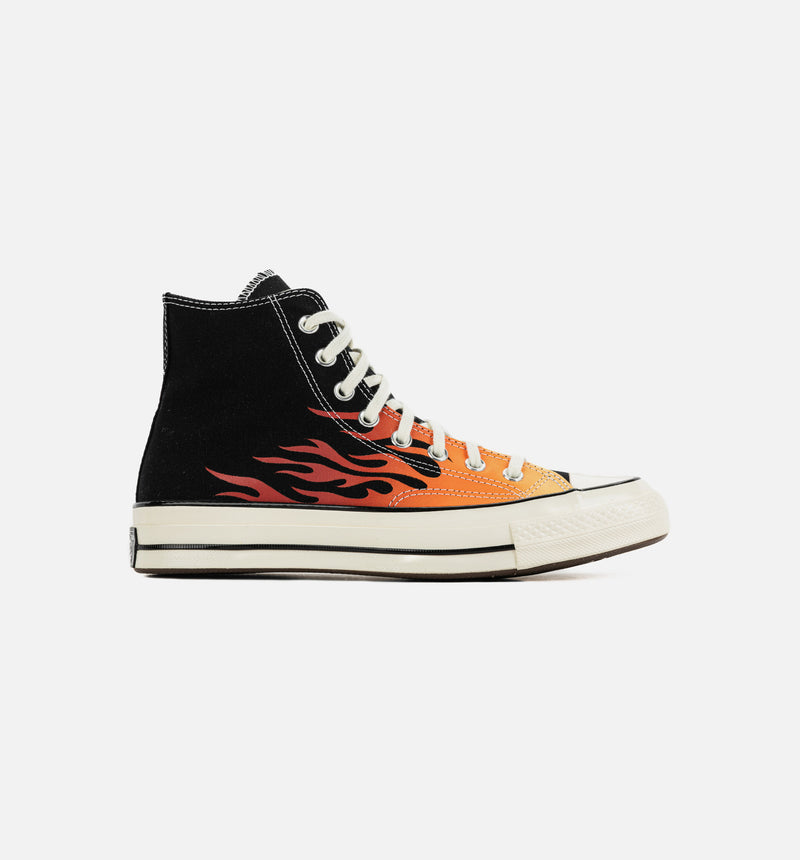 Chuck 70 High Top Fire Mens Lifestyle Shoe - Black/Red/Yellow
