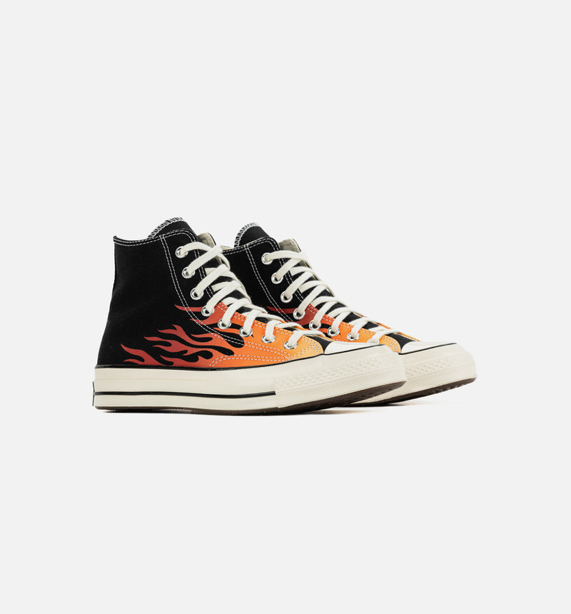 Chuck 70 High Top Fire Mens Lifestyle Shoe - Black/Red/Yellow