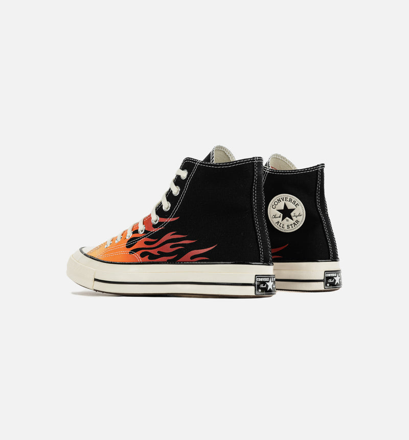 Chuck 70 High Top Fire Mens Lifestyle Shoe - Black/Red/Yellow