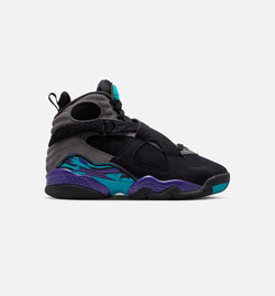 JORDAN 305368-006
 Air Jordan 8 Retro Aqua Grade School Lifestyle Shoe - Black/Multi Color/Bright Concord/Multi Color Image 0
